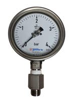 Gommer BV Pressure Gauge 0-4 Bar ±1.0% of full scale Lowe.., Verzenden, Nieuw