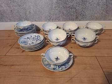 Meissen - Service de table pour 12 (24) - porcelaine dure -