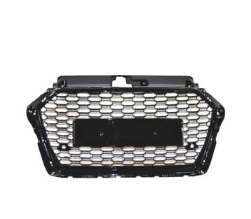 CALANDRE AUDI A3 16-20 LOOK RS3 NOIR, Verzenden