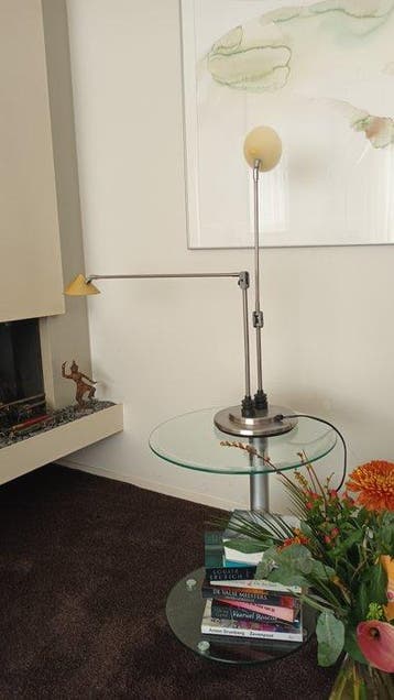 POLA Amstelveen - Tafellamp - twolight halogeen - Staal -