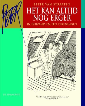 Het kan altijd nog erger in duizend-en-een tekeningen, Boeken, Verzenden, Zo goed als nieuw, Peter van Straaten