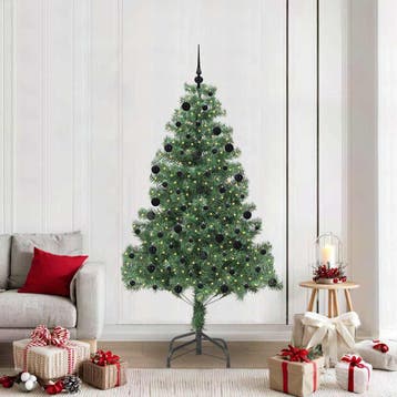 vidaXL Kerstboom Groen 210 cm PVC, Diversen, Kerst, Verzenden, Nieuw