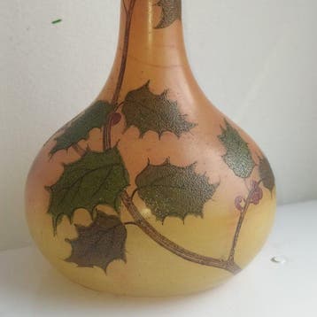 François Théodore Legras (1839-1916) - vase houx- épreuve de