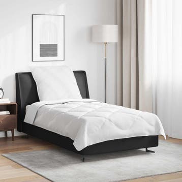 vidaXL All-Season Deken met kussen 2 st Wit Microvezel, Verzenden, Nieuw