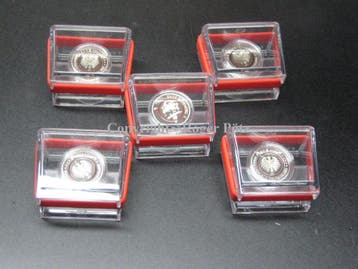 Brd 5 x 5 Euro 2017 Tropische Zone mit Polymerring Pp Kom..., Verzenden, België