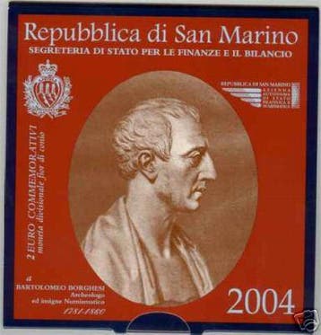 2 Euro SondergedenkMunt 2004 San Marino Borghesi im Blist..., Postzegels en Munten, Munten | Europa | Euromunten, Verzenden, België
