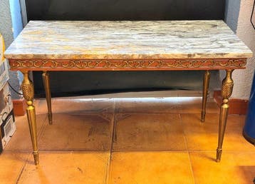 Table dappoint - Napoléon III - Bronze, Bois, Marbre, Antiquités & Art