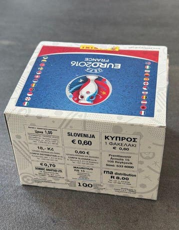 Panini Euro 2016 Emballage d’origine - 100 Box - Good (GD)