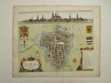 België - Ieper; A. Sanderus / J. Blaeu - Ypra - 1651-1660, Nieuw