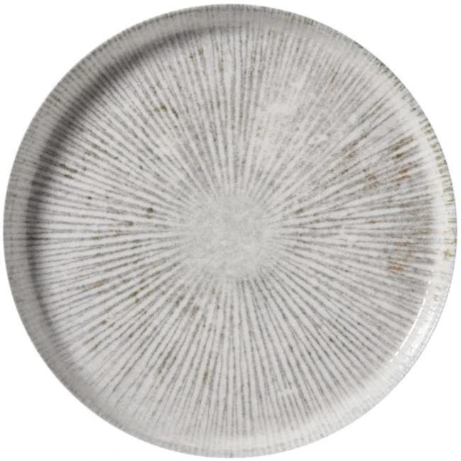 Borden | STRIPES | Porselein | Lichtgrijs | 6 Stuks |, Articles professionnels, Horeca | Équipement de cuisine, Envoi