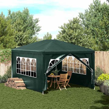 vidaXL Partytent 3x4 m groen, Tuin en Terras, Verzenden, Nieuw