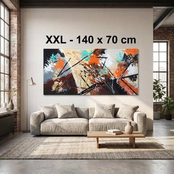 Monika Spiewak - Abstract - Oil Painting Stretched On The