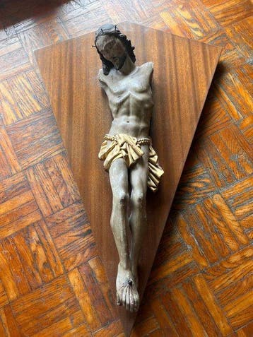 Antiek Crucifix - Hout - 1850-1900 - Corpus Christi - 70 cm