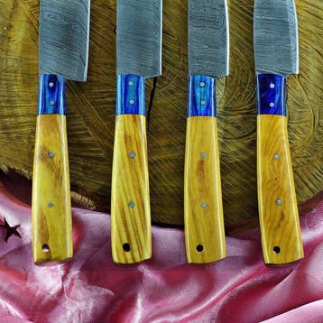 Keukenmes - 621 - Staal, Hout, Handgemaakte verzamelbare, Antiek en Kunst
