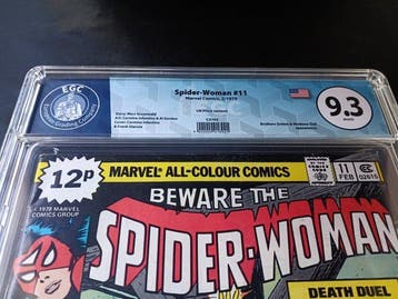 Spider-Woman (Vol. 1) #11 - UK Price Variant - EGC 9.3 - And