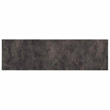 vidaXL Keuken Tapijt zwart beton 300 x 60 cm 100% Polyamide, Tuin en Terras, Verzenden, Nieuw