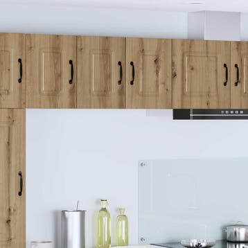vidaXL Vaatwasserpaneel Kalmar 2 st Artisan Eiken Bewerkt, Verzenden, Nieuw