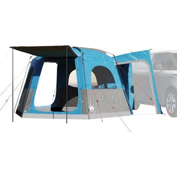 vidaXL Autotent 4-persoons waterdicht blauw, Verzenden, Nieuw