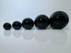 Natuurlijke Zwarte Obsidiaan Sferen Set – Decoratieve en