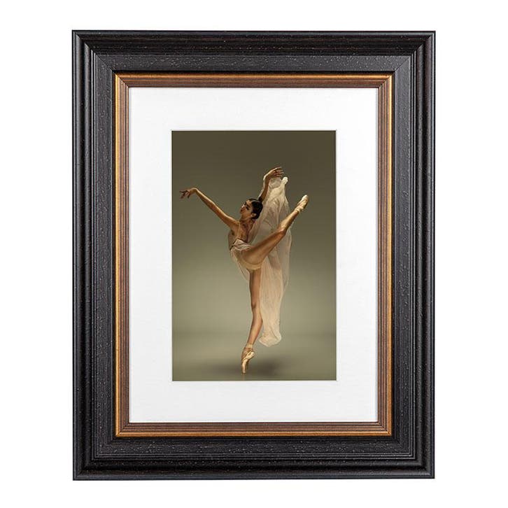 Fotolijst Mozart Zwart/Goud 40x50 cm, Huis en Inrichting, Woonaccessoires | Lijsten, Verzenden