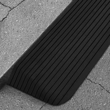 vidaXL Drempelhulpen 2 st 110x41x5 cm rubber, Verzenden