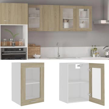 vidaXL Bovenkast Lyon 40x31x60 cm bewerkt hout sonoma, Verzenden