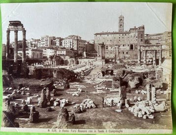 Anonimo - Roma - Coppia di splendide fotografie antiche