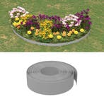 vidaXL Tuinranden 5 st 10 m 15 cm polyetheen grijs, Verzenden