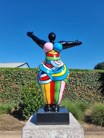 Beeldje - POP ART - Steen, Glasvezel