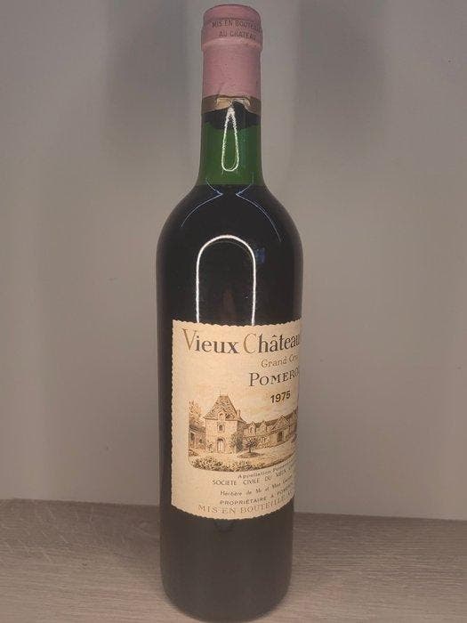 1975 Vieux Château Certan - Pomerol - 1 Fles (0,75 liter), Verzamelen, Wijnen