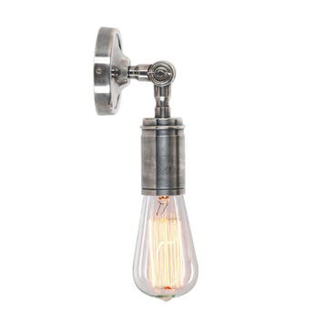Wandlampen Messing Emeli wandlamp antiek zilver, Huis en Inrichting, Lampen | Wandlampen, Verzenden, Nieuw