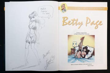 Betty Page + dédicace - C - 1 Album - Eerste druk - 1995, Nieuw