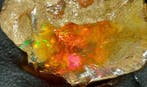 Extreem hoogwaardige Ethiopische opaal 58,2 ct Ruw - Hoogte:, Verzamelen, Mineralen en Fossielen