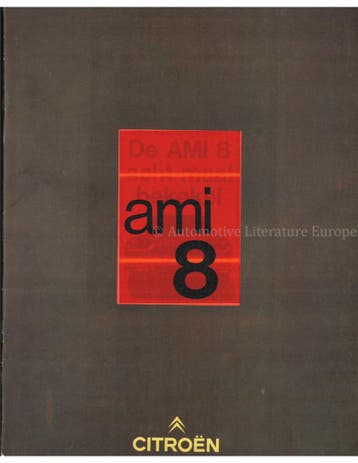 1970 CITROEN AMI 8 BROCHURE NEDERLANDS