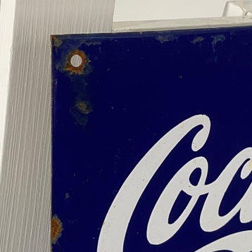 Coca-Cola - Emaille plaat - 30x20cm - Gemaakt van een dikke