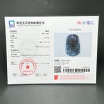 jade certifié Amulette du Dragon Jadeite(A-Jade) - Hauteur :