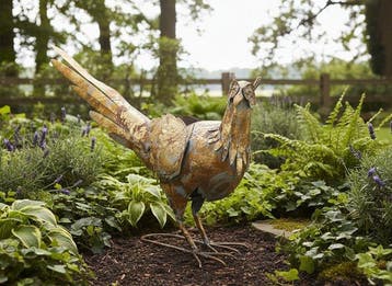 Pheasant - 75cm - Beeldje - Staal