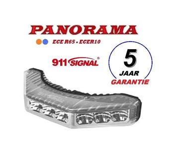911 Signal PANORAMA Dual Color Amber-Blauw Top Kwaliteit LED, Ophalen of Verzenden, Nieuw