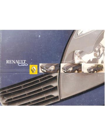 2004 RENAULT CLIO INSTRUCTIEBOEKJE DUITS