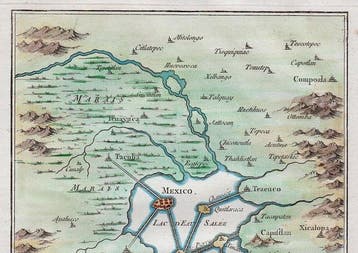 Mexico - Mexico-Stad; N. Bellin - Carte du Lac de Mexico -, Nieuw