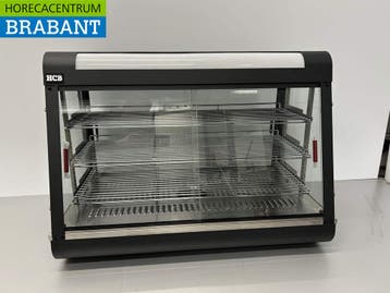 Vitrine chauffante HCB, 90 cm, 230 V, pour la restauration, Verzenden
