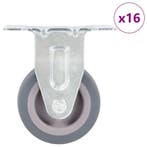 vidaXL 16 st Wielen vast 50 mm, Verzenden, Nieuw