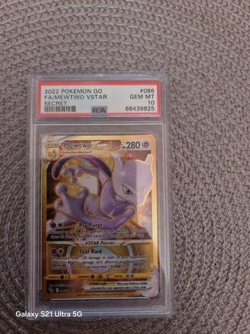 Pokémon - 2 Graded card - Mewtwo VSTAR 086;229 Full art,, Nieuw