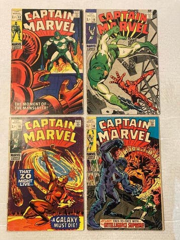 Captain Marvel (1968) 8 comics in range # 12 to 23! Silver, Boeken, Nieuw