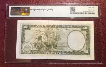 Guinée portugaise. - 50 Escudos 1971 - Pick 44a (Sans prix, Postzegels en Munten, Bankbiljetten | Europa | Niet-Eurobiljetten