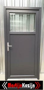 PVC Deuren B98xH200 5-puntsluiting voor garage en tuinhuis!!, Kunststof, 80 tot 100 cm, Minder dan 200 cm, Nieuw