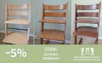 Stokke Tripp Trapp hêtre cerises noyer beuken kersen walnoot, Kinderen en Baby's, Kinderstoelen, Verzenden, Zo goed als nieuw