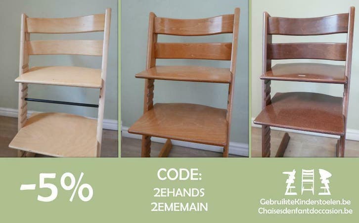 Stokke Tripp Trapp hêtre cerises noyer beuken kersen walnoot, Enfants & Bébés, Chaises pour enfants, Envoi