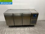 RVS Koelwerkbank 3 Deuren 161 cm 230V Horeca, Ophalen of Verzenden