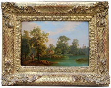 Ludwig Philipp Strack (1761-1836), attributed - Forest lake